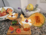 Semifreddo crema allo yugurt alla vaniglia e melone