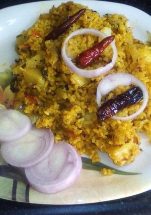 A picture of Aloo pulav.