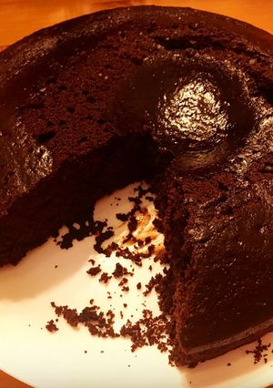 Une photo de Gâteau un brin fondant au chocolat en poudre