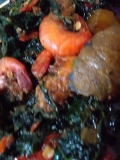 A picture of Edikang ikong soup.