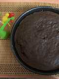 Ragi mango cake with jaggery powder(cheat treat for weight loss) and guilt free