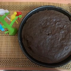 A picture of Ragi mango cake with jaggery powder(cheat treat for weight loss) and guilt free.