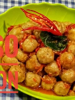 Foto resep Bakso Ayam Mercon
