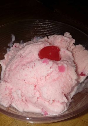 Una foto de Helado de cereza!! Bajas calorías