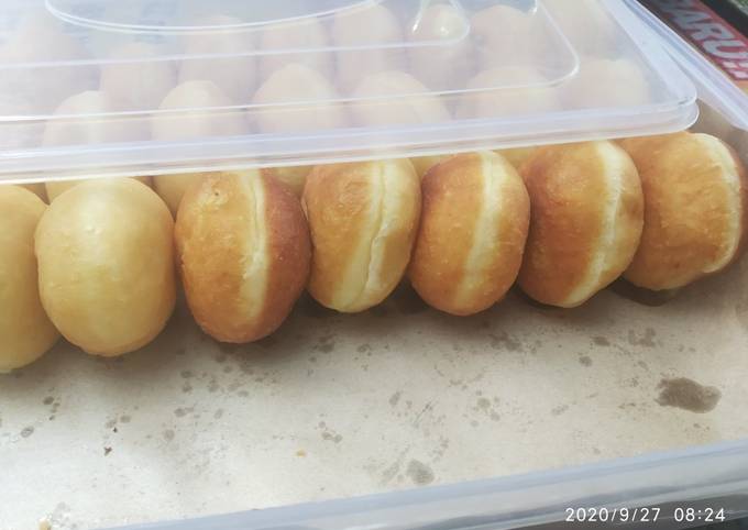 Donat kentang empuk white ring (resep NCC)