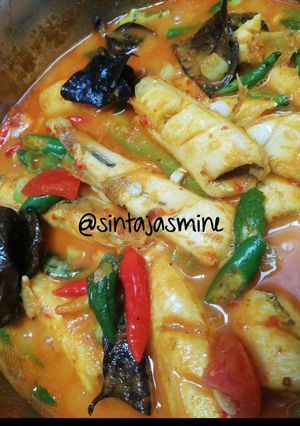 Foto resep Mangut ikan cucut pedas