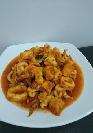 Foto resep Cumi bumbu pedas