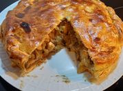 Une photo de tourte champignons