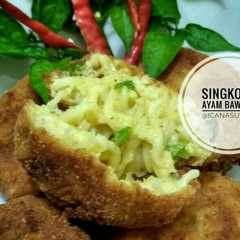 รูปของ Singkong ayam bawang