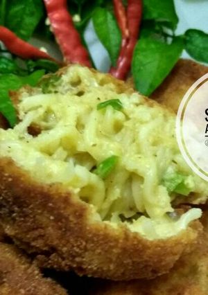 Foto resep Singkong ayam bawang