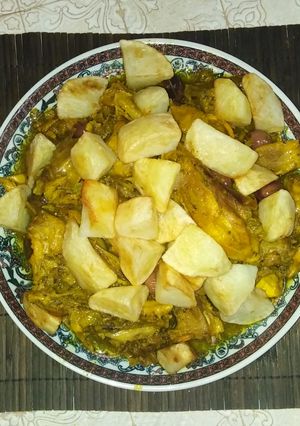 صورة لوصفة طبق دجاج بلدي