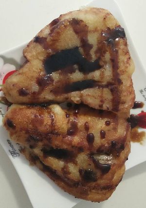 Foto resep Pisang goreng kipas, saos caramel gula merah