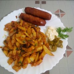 A picture of Masala chips.
