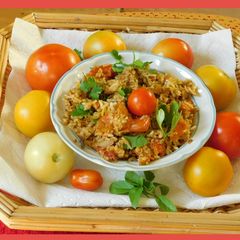 A picture of Tomato pilaf.