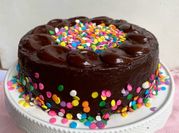 Una foto de ganache de chocolate fácil