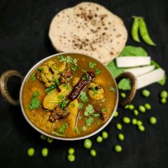 A picture of Hare Matar ka Nimona U.P. style.