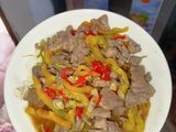 Ngan xào sả ớt