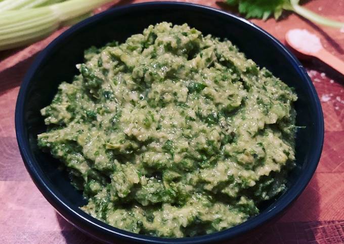 Pesto De Feuilles De C Leri Branche De Au R L Cookpad