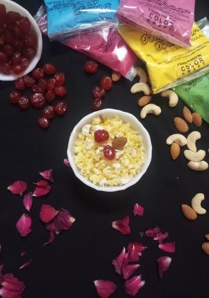A picture of Egg halwa.