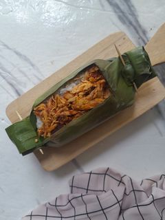 Foto resep Nasi bakar ayam suir