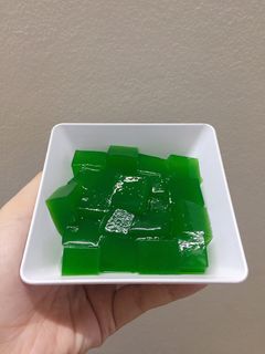 Hình của món Thạch lá nếp (Thạch lá dứa).