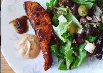 How To Prepare Recipe Ras El Hanout Salmon with salad Delicious Nutritious How To Prepare Recipe Ras El Hanout Salmon with salad Delicious Nutritious