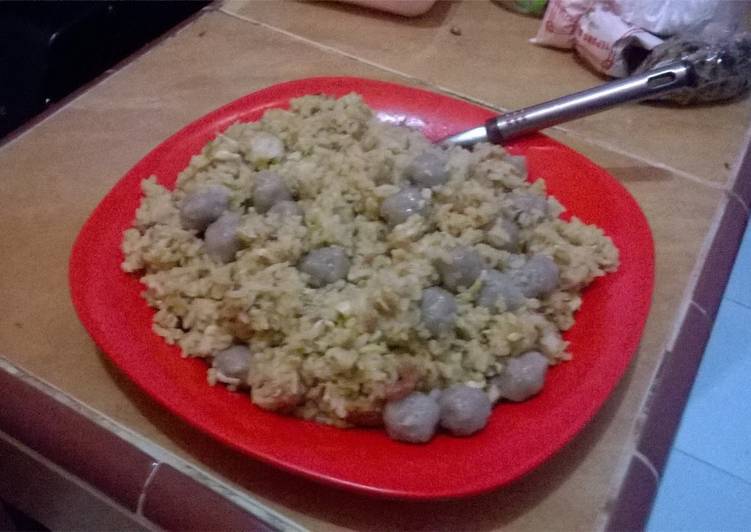 Cara Terbaik LezatNasi goreng kornet baso