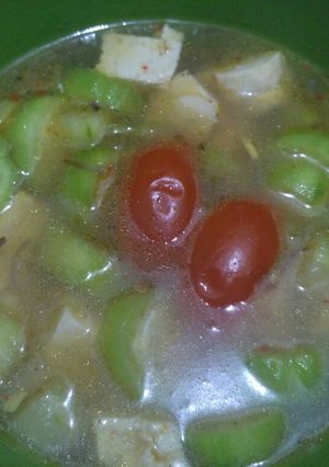 Foto resep Sayur Oyong Tahu Simpel