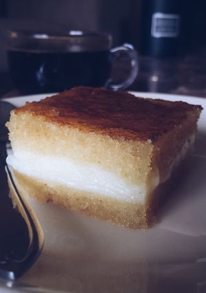 صورة لوصفة البسبوسة المحشية