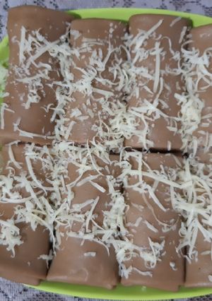 Foto resep Dadar coklat fla susu