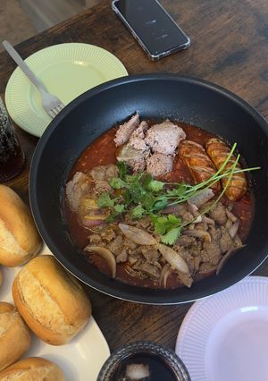 Hình của món Bánh mì chảoo.
