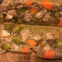 A picture of California Farm Sliced Beef Aspic.