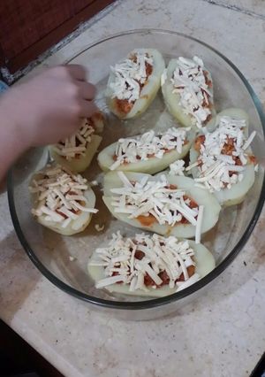 صورة لوصفة قوارب البطاطا