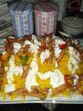 Syrian Fatteh with Chicken Shawarma and Garlic Sauce