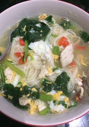 Foto resep Misoa kuah telur