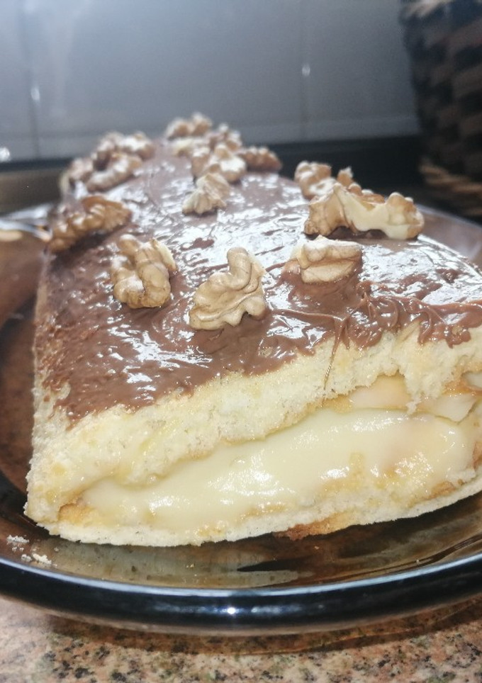 Una foto de Brazo gitano de crema pastelera