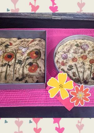 A picture of Focaccia bread.