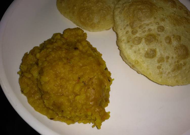 Puri chana dal