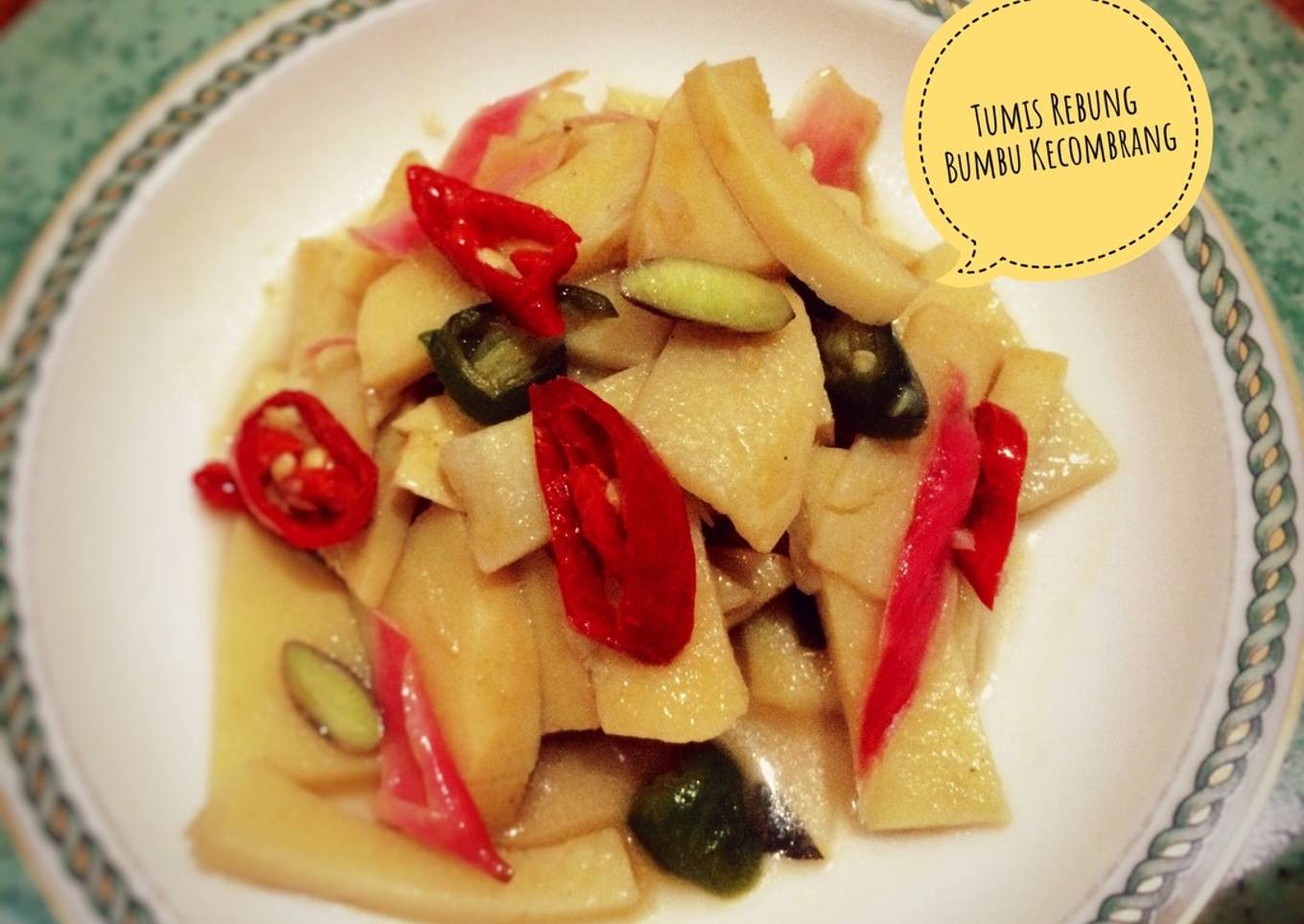Tumis Rebung Kecombrang