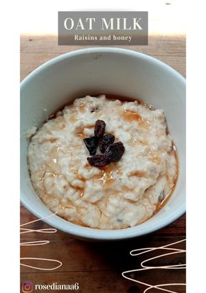 Foto resep Sarapan Sehat dan Praktis "Oatmeal Raisin with Honey"