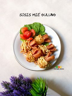 Foto resep Sosis Mie Gulung