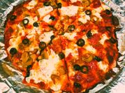 A picture of american pizza
