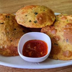 A picture of Masala Puri.