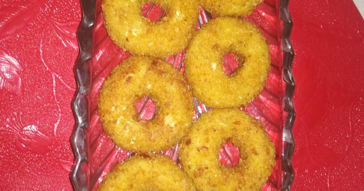 Potato chicken donuts Recipe by Fouzia Rizwan - Cookpad