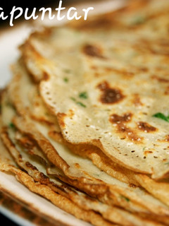 Una foto de Filloas saladas