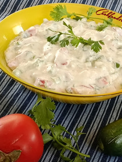 عکسی از دستور سالاد رایتا (پیش غذای هندی)