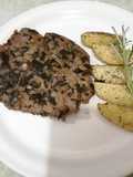 Filete al perejil con papas rústicas