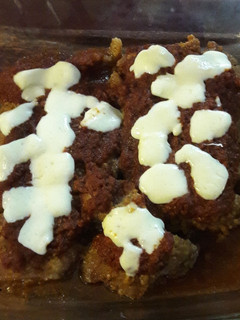 Una foto de Milanesas con salsa de chipotle