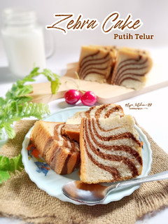 Foto resep Zebra Cake Putih Telur