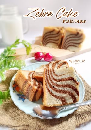 Foto resep Zebra Cake Putih Telur
